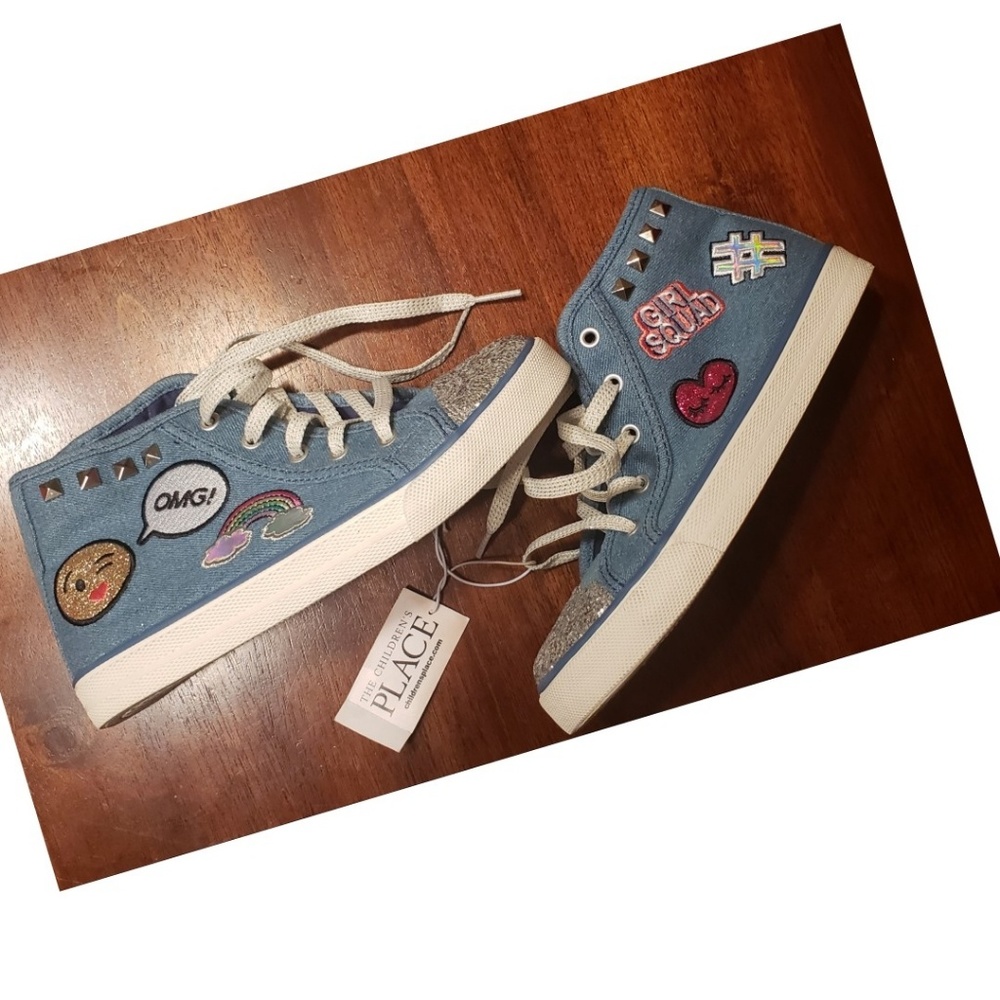 💛Denim High Top Shoes💛